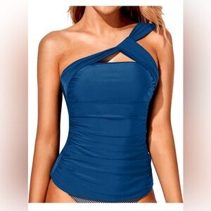 EUC❗️Tempt Me Two Piece Black Tankini Swim Suit 🩱